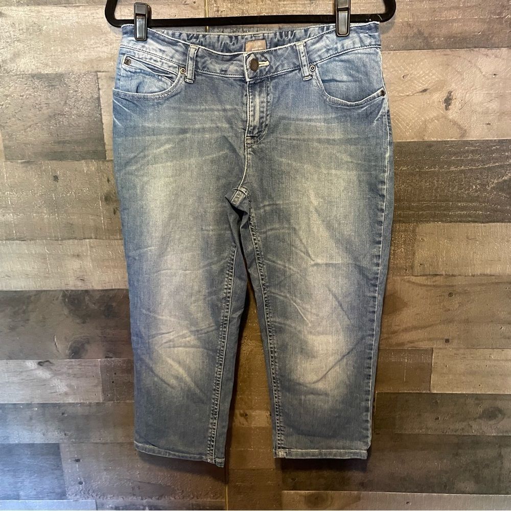 J Jill Jeans Lightwash blue capri’s Sz 8 (1021)